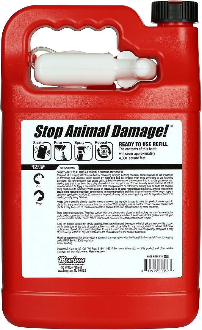 Messina Wildlife Messinas Dog & Cat Stopper Ready to Use 128 oz