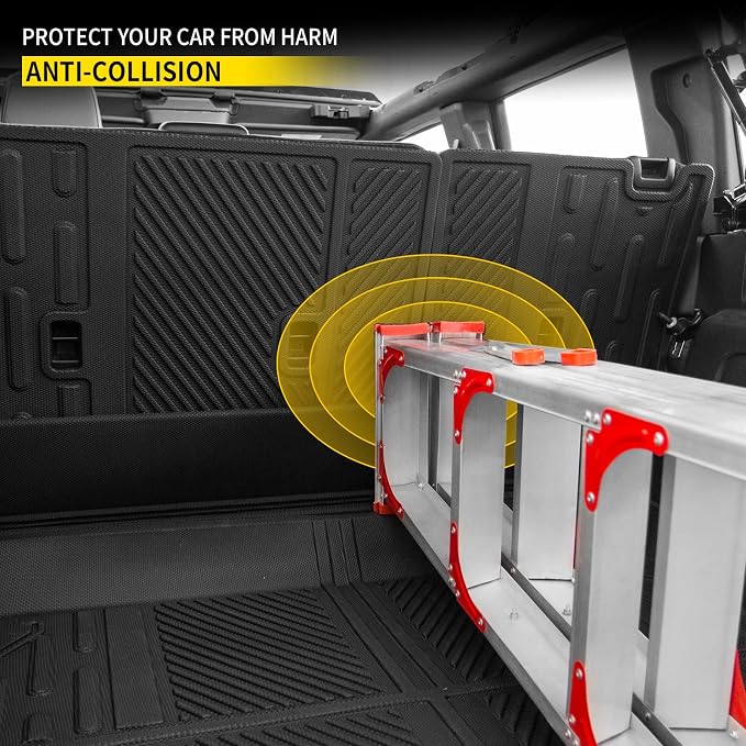 Cargo Mat Compatible with 2021-2025 2026 Ford Bronco Trunk Mat Back Seat Cover Protector Cargo Liner Kick Mat for 2024 Bronco Accessories 4 Door(Trunk Mat+Rear Backrest Mats+Lower Trunk Mat)