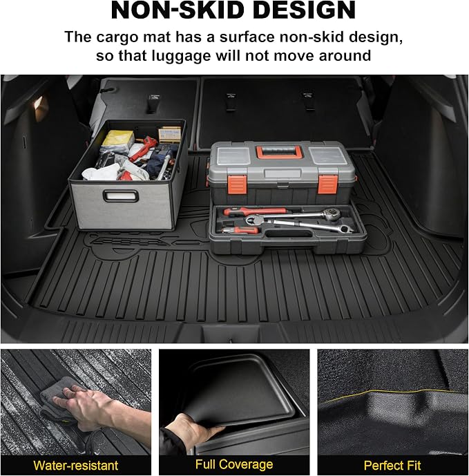 TTX LIGHTING Cargo Liner for 2024 2025 2026 Trax - Custom Fit Trunk Mat for Chevy Trax 2024 2025 2026 - All Weather Protection Waterproof Cargo Tray