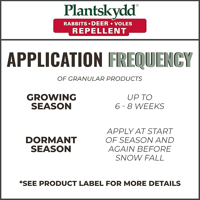 Plantskydd Animal Repellent - Repels Deer, Rabbits, Elk, Moose, Hares, Voles, Squirrels, Chipmunks and Other Herbivores; 3.5 LB Granular Shaker Jug (PS-VRD-3)