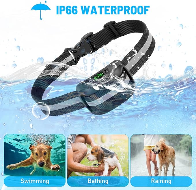 2 in 1 GPS Wireless Dog Fence with Remote Training, Radius from 33 Yards to 1083 Yards, Electric Pet Containment Fence System, IPX6 Waterproof, Beep Vibration Shock, for Dogs 18+ Lbs