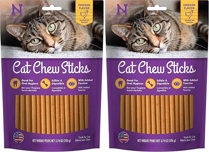 N-Bone Cat Chew Treats, Purple, 3.74 OZ (Pack of 2)