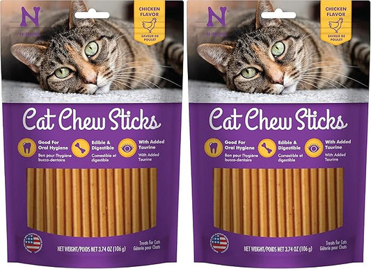 N-Bone Cat Chew Treats, Purple, 3.74 OZ (Pack of 2)