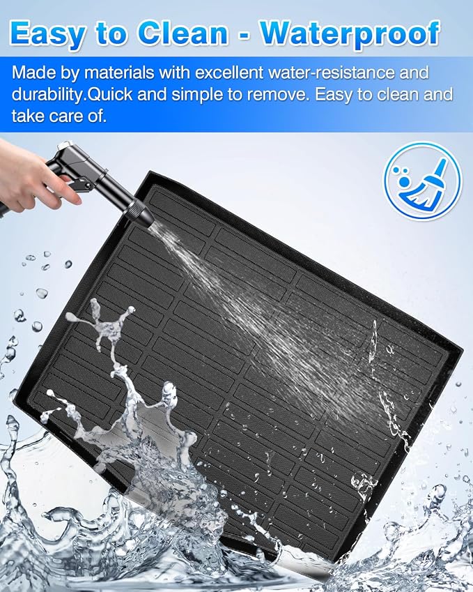 Cartist Cargo Liner Fits for Ford Mustang Mach-E 2021-2024 2025 2026 Accessories All Weather Trunk Mat for Mustang Carpet Protection TPE Heavy Duty