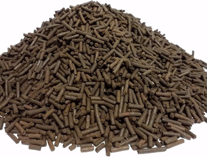Aquatic Foods Inc. 4-Type Multi-Worm, California Blackworms, Tubifex Worms, Earthworms, Bloodworms 3/64" x 1/4" Sinking Micro Sticks for Cichlids, Discus, All Tropical Fish - 1-lb