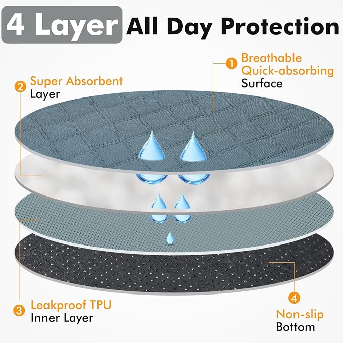 Persure Dog Cat Pet Playpen Puppy Crate Cage for Indoor Outdoor Travel | Nursing Rest Zone Recovering Pet Quarantine Room Portable Pop Up Easy to Set up lightweight Bag(Dark Grey with Pad, Large)