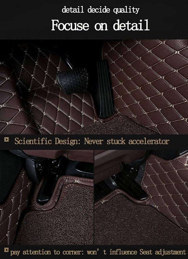 Add Text/Photo Floor Mat Customized Text Personalized Photo Car Mat for 99% Auto Vehicle Sedan, SUV, Truck, Pickup, Electric Full Size Carpets Pefect Fit Car Floor Mats All-Weather
