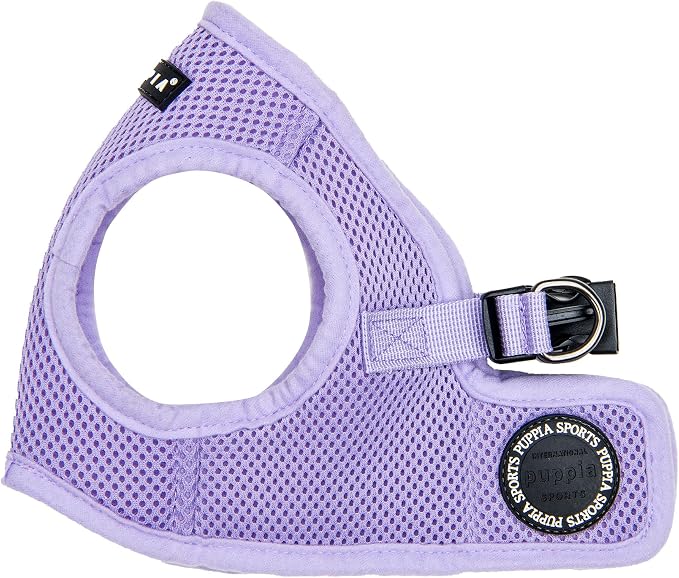 Puppia Soft Vest Dog Harness Step-in Padded Mesh No Choke No Pull Comfortable Walking Running Training for Small Medium Large Dogs, Violet, XX-Large