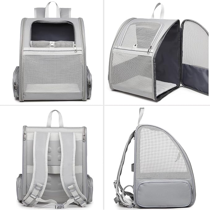 Texsens Innovative Traveler Bubble Backpack Pet Carriers for Cats and Dogs