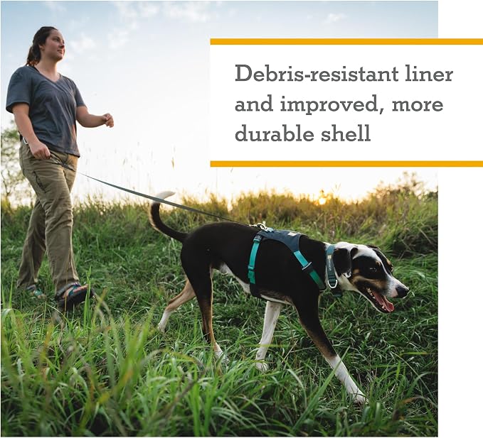 Ruffwear, Hi & Light, Everyday Lightweight Dog Harness, Trail Running, Walking, Hiking, All-Day Wear, Basalt Gray, Medium