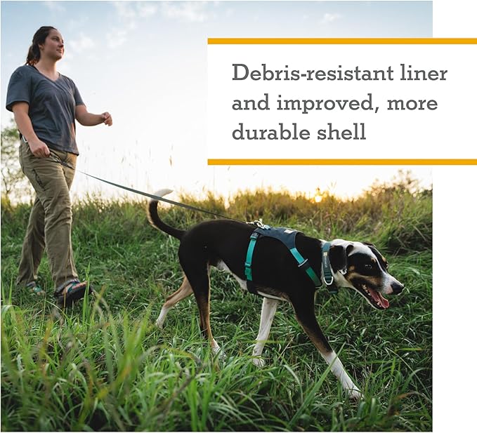 Ruffwear, Hi & Light, Everyday Lightweight Dog Harness, Trail Running, Walking, Hiking, All-Day Wear, Basalt Gray, Small