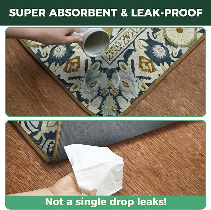 FXW Washable Pee Pads for Dogs, Super Absorbent, 27" x 41", 2 Packs | Machine washable, Non-slip backing