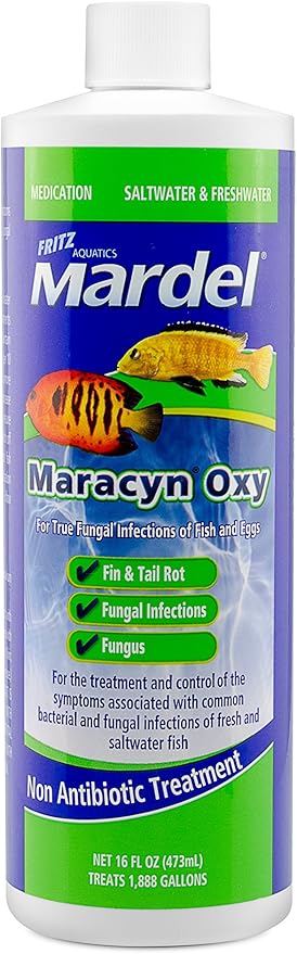 Fritz Aquatics Maracyn Oxy True Fungal Infection Relief (16-Ounce)