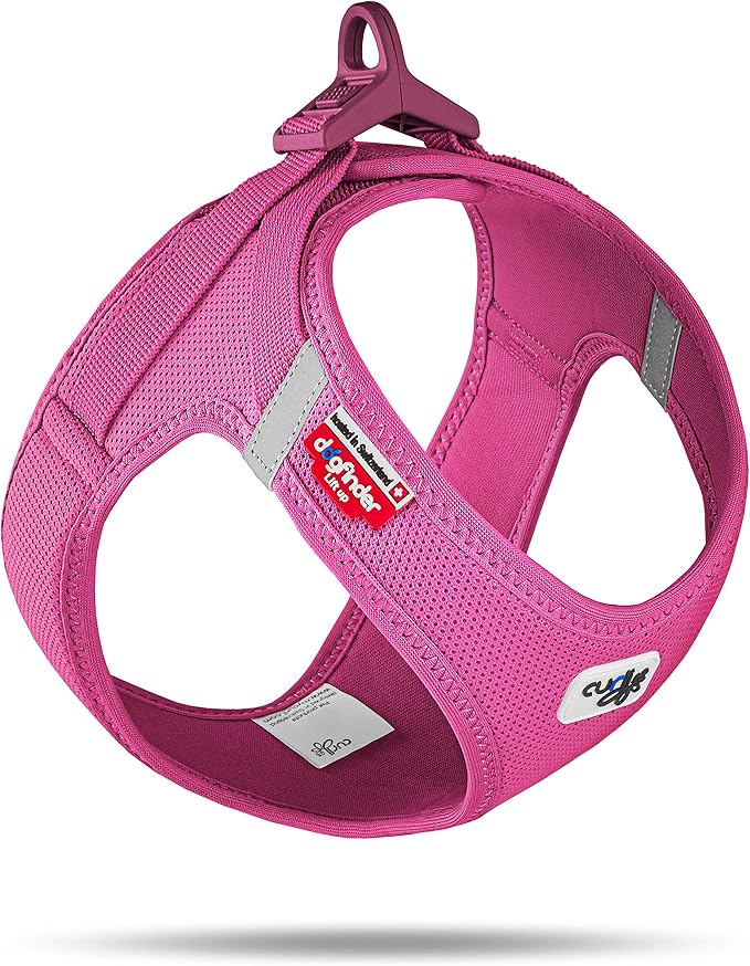 Vest Harness curli Clasp Air-Mesh Fuchsia XL