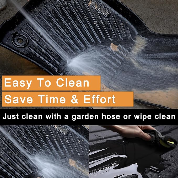 Floor Mats for 2023-2025 2026 Kia Sportage (Only Fit Gas) & Cargo Mat & Backrest Mat. TPE All Weather Protection Floor Liners with Cargo Liner Covering The Backrest Full Set Accessories