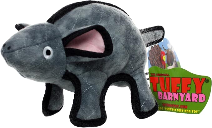 TUFFY® : 2 Pack Mouse Dog Toy: Ultra Durable Plush Toy with Multiple Layers & Reinforced Seams, Washable and Floats, Original Construction