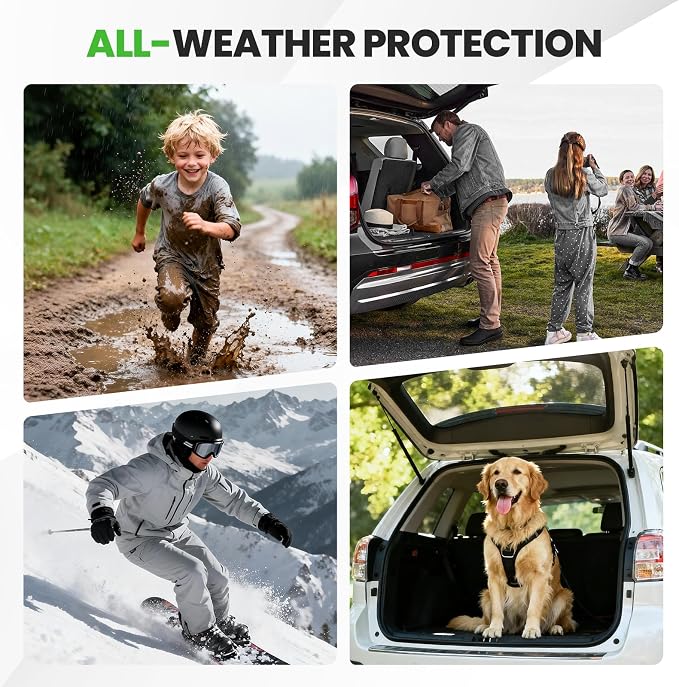 Cargo Liner for Chevy/Chevrolet Suburban & GMC Yukon XL 2021-2025 2026, All Weather Cargo Mats for Suburban Accessories, Heavy Duty TPE Trunk Mat, Car Accessories
