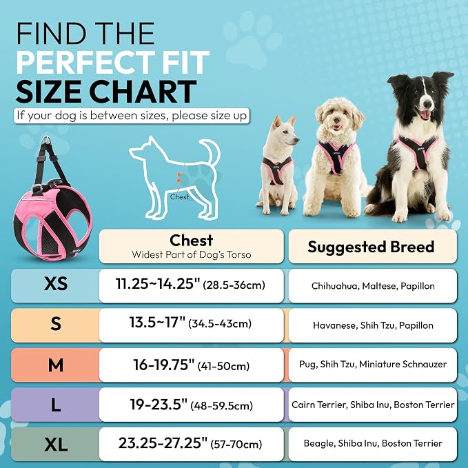 Gooby Escape Free Easy Fit X Step-in Dog Harness, Flamingo Pink, Large | Patented escape-free, tightens on back-out; Choke-free X-frame + V-neck; Quick-release buckle; Reflective trim