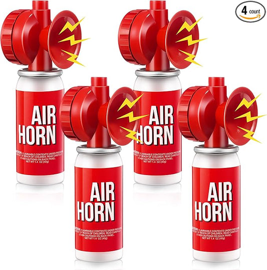 Saillong 1.4oz Boat Air Horn for Safety, Loud Marine Air Horns Can, Mini Small Blow Fog Bear Horn, Emergency Use for Sporting Events, Boat, Animal Alarm