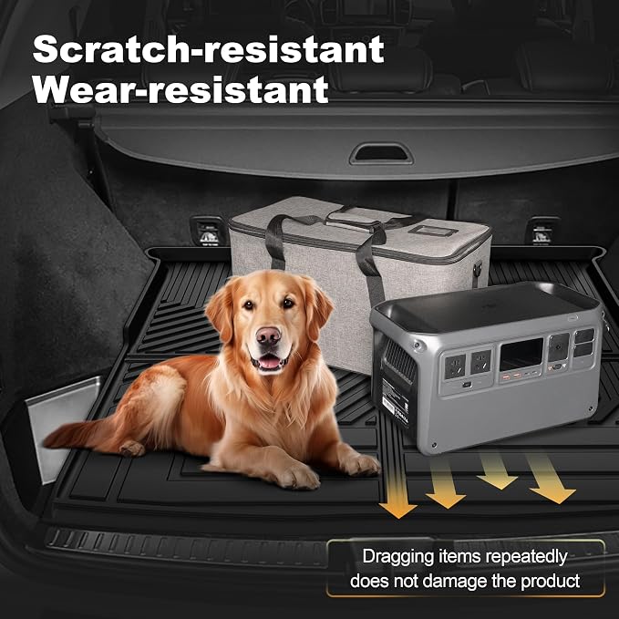 Cargo Liner for Mercedes-Benz GLE 2016-2019 ＆ Benz ML 2012-2015 | All Weather Trunk Liner Custom Fit GLE Class GLE350 GLE43 GLE63 ML350 ML550 ML63 Cargo Liners