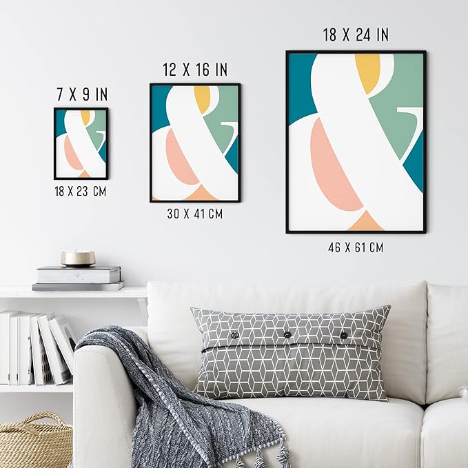 DISCUS FISH OCEAN SEA BLACK FRAME FRAMED ART PRINT PICTURE MOUNT B12X9188
