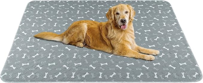 Washable Pee Pad for Dogs, 2 Pack Large Reusable Puppy Pads, 36"x72" | Super Absorbent, Waterproof & Leakproof, Non-Slip Bottom, Machine Washable, For Floors, Beds, Couches, Crates, Carpets, Cars