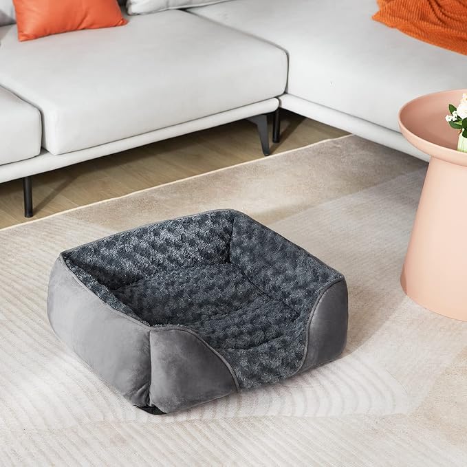 XX-Large Dog Bed for Large Medium Small Dogs, Rectangle Washable Dog Bed, Orthopedic Dog Bed, Soft Calming Sleeping Puppy Bed Durable Pet Cuddler with Anti-Slip Bottom XXL(42"x30"x10")