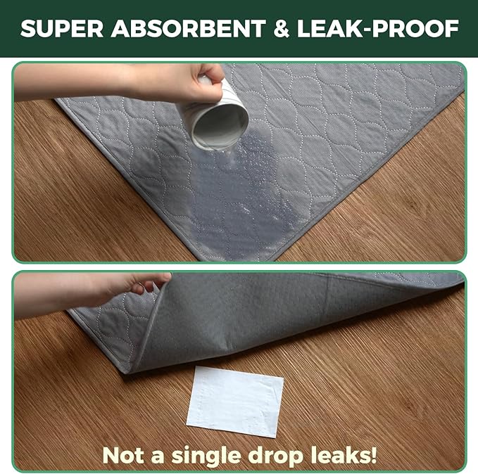 FXW Washable Pee Pads for Dogs, Super Absorbent, 31" Hexagon, 1 Pack | Machine washable, Non-slip backing, Fits 24"H 6-Panel FXW Rollick/Homeplus Playpens