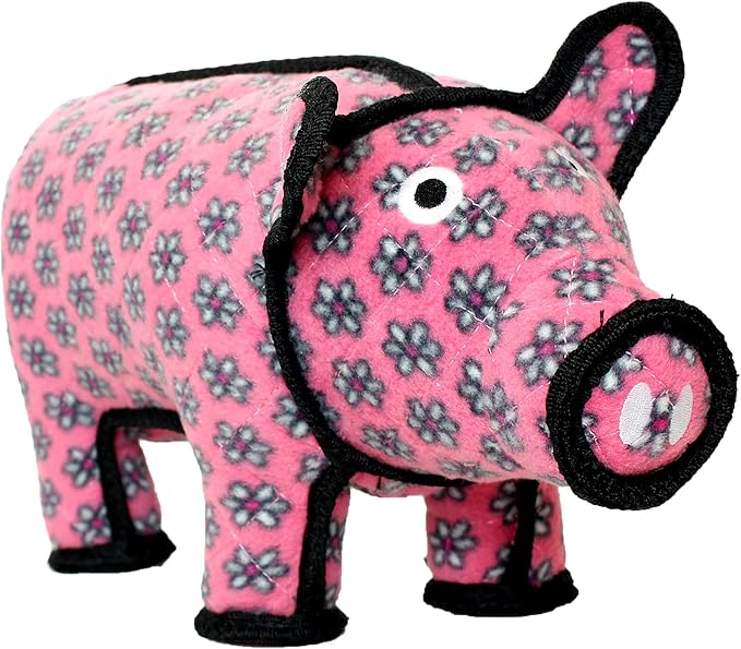TUFFY® 2 Pack Pig Sheep Large Ultra Durable Plush Dog Toys | Multiple Layers & Reinforced Seams , Washable and Floats , Original Construction