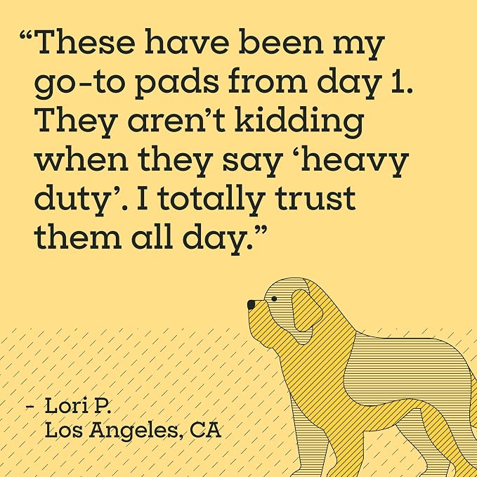 Pet Life Unlimited Heavy Duty 3XL Puppy Pads for Dogs, Potty Training Pee Pads, 26 Count, 36" x 36", Leak-Proof, Super Absorbent, Quick-Dry, Odor Control Clover Leaf Scent, Made in USA