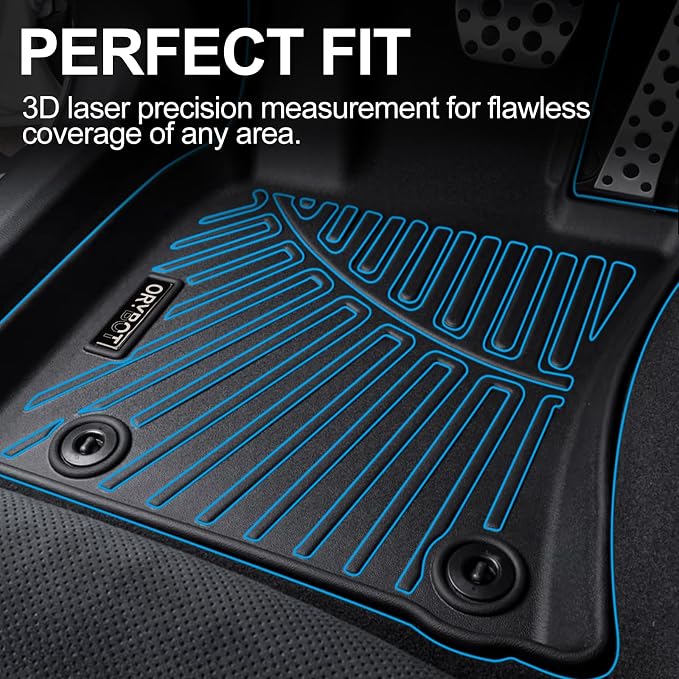 Floor Mats & Trunk Mat Fit for 2013-2017 Honda Accord(Only Sedan),All Weather Protection TPE, Anti-Slip Floor Mats & Cargo Liner for 2013-2017 Honda Accord Accessories