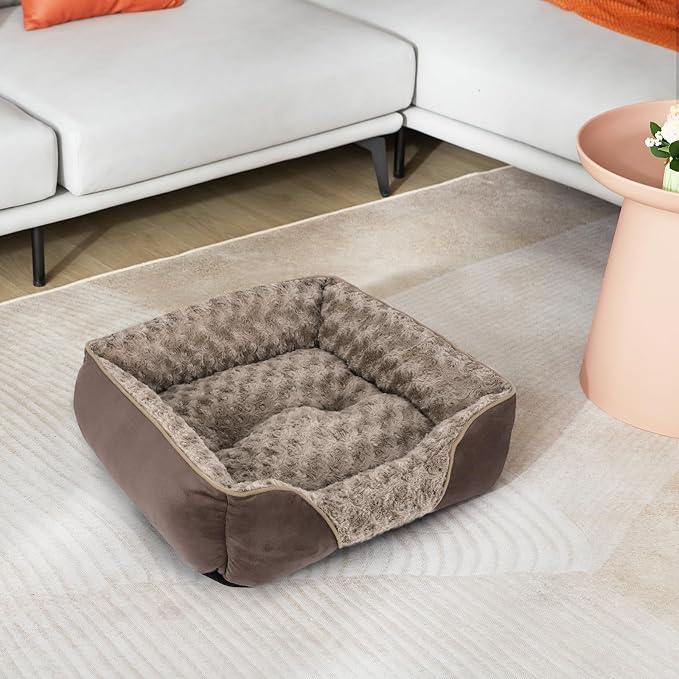 XX-Large Dog Bed Rectangle Washable Orthopedic Soft Calming Sleeping Durable Pet Cuddler with Anti-Slip Bottom