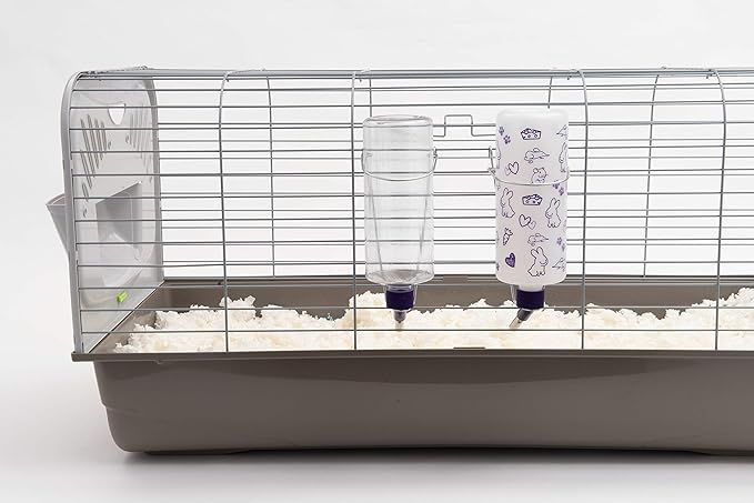 Lixit 32oz Weather Resistant Water Bottles with Heavy Duty Mount for Rabbits and Ferrets (Rabbits)
