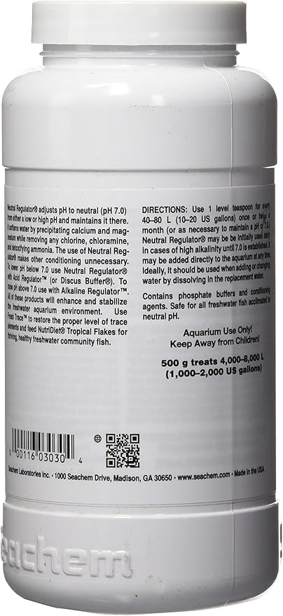 Seachem 20111 Neutral Regulator, 500g/1 lb