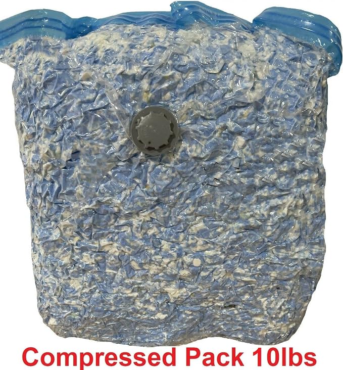 Mattress Grade High Density Cooling Shredded Memory Foam Filling Inserts for King Pillow Stuffing, Bean Bag Filler, Chair, Sofa, Pet Dog Beds, Cushions, and Couch Refill (10 lbs) Made in United States