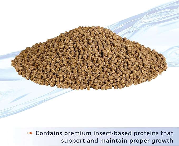 Aqueon Nutrinsect Fish-Free Fish Food, Goldfish Pellets, 1.76 oz (Pack of 2)