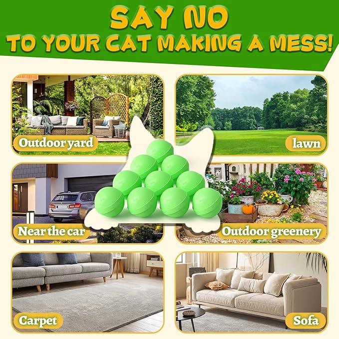 Mimo Style Cat Deterrent Outdoor,Natural Peppermint Oil Cat Deterrent Outdoor Indoor,Keep Cats Out of Yard Permanently,Keep Cats Off Lawn,Garden,Furniture,Mulch & Flower,Keep Cats Away