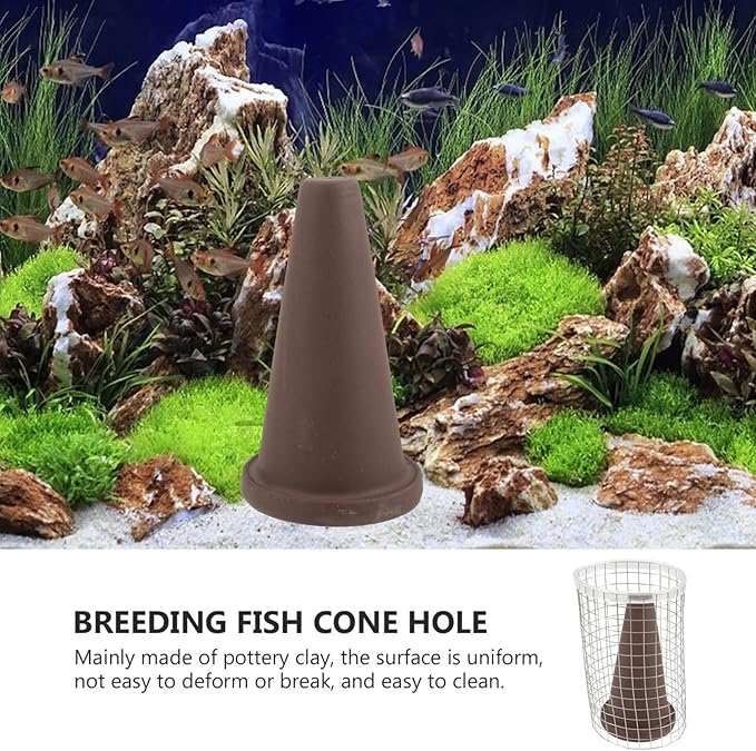 BESPORTBLE Spawning Bucket for Minnows Live Fish Aquarium Betta Fish Divider Cichlid Discus Tank Spawning Cone