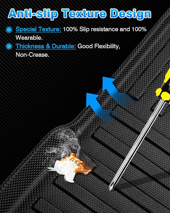 Cartist Cargo Liner for Mitsubishi Outlander PHEV 2023 2024 2025 2026, All Weather Cargo Mat for Outlander Accessories, Heavy Duty Car Mats, Car Accessories