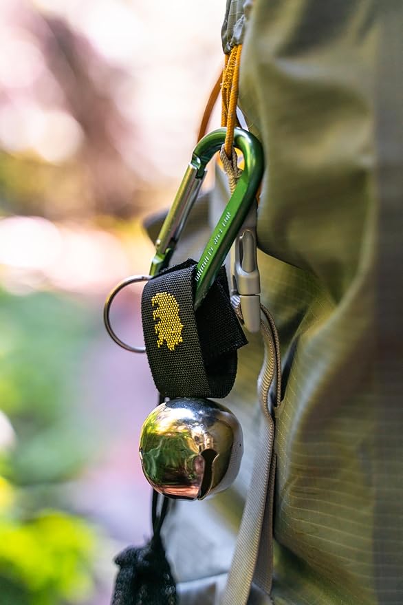 Coghlan's Magnetic Bear Bell with Silencer - Hiking Safety Gear for Wildlife Alert - Blue