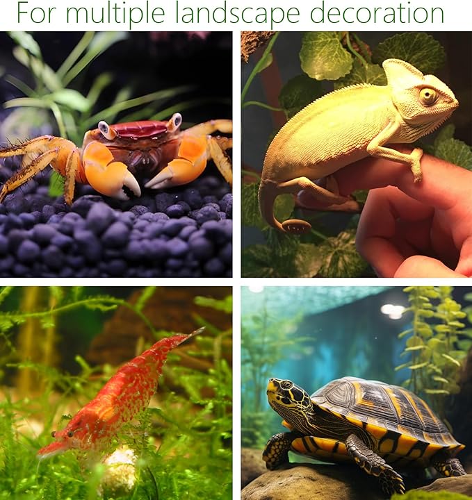 SpringSmart Aquarium Decor Rock Cave for Fish Shrimp Turtle Crab, Betta Fish Tank Decorations Ceramic Hiding Stone, Fish Bowl Landscape Rock