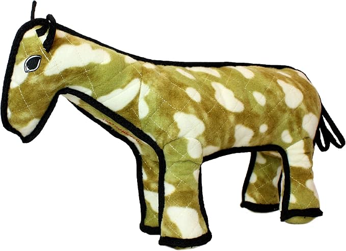 TUFFY® : 2 Pack Horse Dog Toy: Ultra Durable Plush Toy with Multiple Layers & Reinforced Seams, Washable and Floats, Original Construction