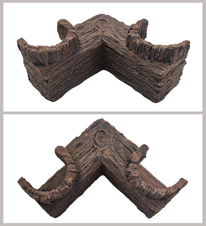 M2cbridge Aquarium Cave Betta Tunnel Driftwood Corners Shrimp House Hideout for Cichlid Breeding(Tree Trunk)