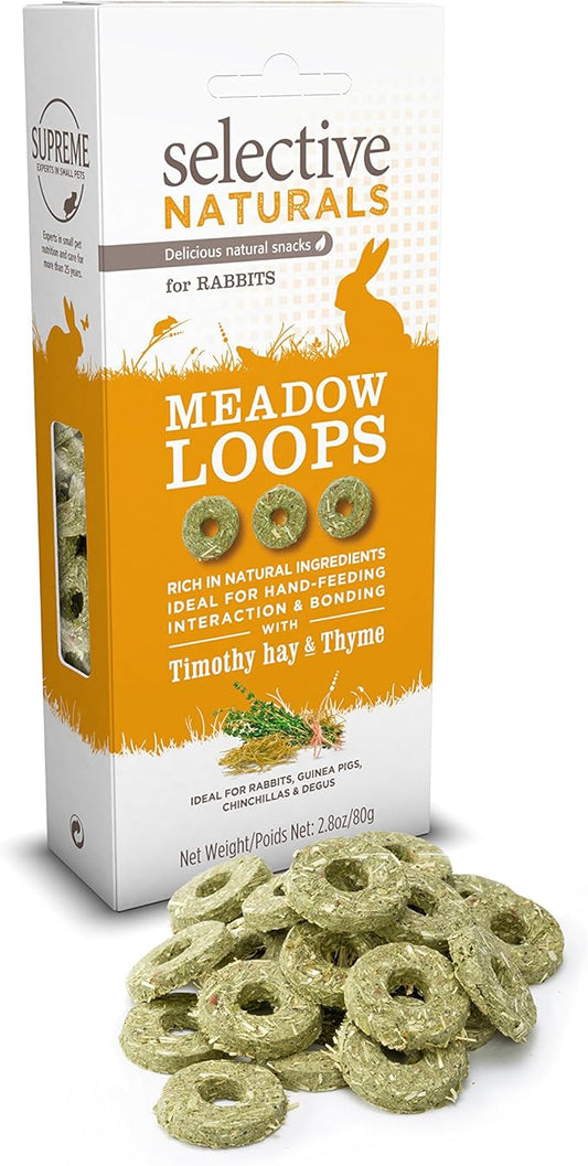 Supreme Petfoods Selective Naturals Meadow Loops For Rabbits 2.8Oz (Pack Of Four)