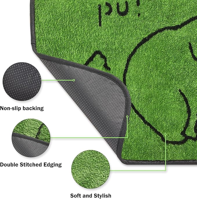 Reusable Puppy Pads , Washable Pee Pads for Dogs 36" x 24" 2 Pack | Super Absorbent & Leakproof Potty Training Pads, Plush Grass-Look With Non-Slip Backing For Crates, Playpens & Small Pets
