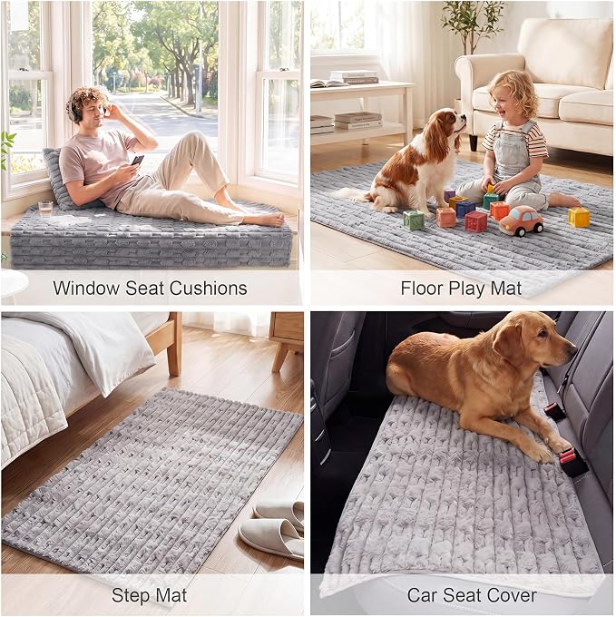 FUANGUI Waterproof Couch Cover for Dogs, Washable Pet Couch Covers for Sofa | Soft Cat Dog Bed Cover Non-Slip Couch Covers for 3 Cushion Couch Sofa Pet Friendly