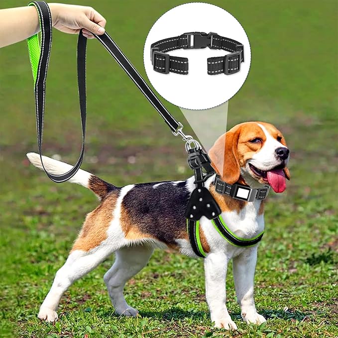 2 Pack Replacement Collar for Dog Training Collar Replacement Strap for GPS Tracker, Reflective Electronic Fence Training Barking Collar for Most Dog Training Collar Receivers