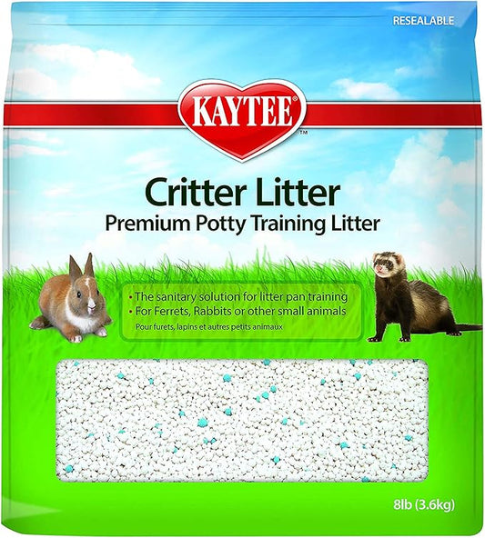 Kaytee Premium Potty Training Critter Litter for Pet Ferrets, Rabbits & Other Small Animals, 8 lb