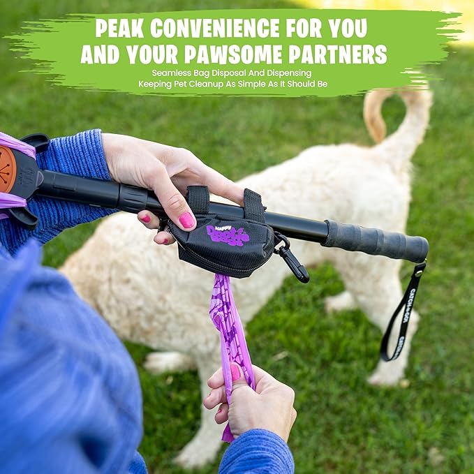 GoGo Stik, Catch-N-Go! Consumer Reports #1 Rated Ergonomic Scooper 2024,2026. Catch Poo on Walks. Alum Tele-Handle, Bag Pouch Dispenser, Wrist Strap. 10-Yr Wty.