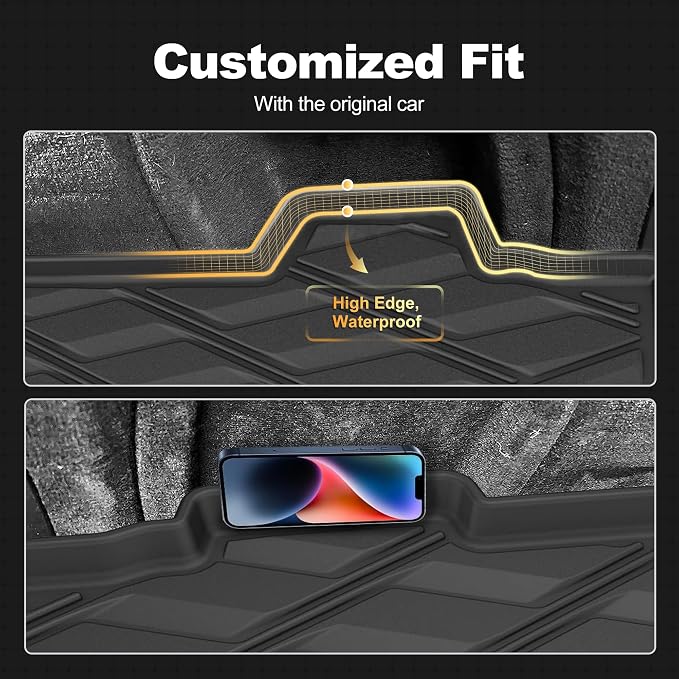 AOMSAZTO Cargo Liner Compatible with BMW X5 2014-2018 (F15) | AOMSAZTO All Weather Back Trunk Mat Rear Cargo Tray for BMW X5 2014-2018